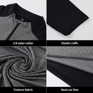 เสื้อยืดคอมเพรสชั่นผู้ชาย Custom Shine ผ้าเจอร์ซีย์เนื้อแน่น สวมใส่สบาย 100% ผ้าฝ้าย ระบายอากาศได้ดี เป็นมิตรต่อสิ่งแวดล้อม สินค้ามาใหม่ กำลังเป็นที่นิยม - Product Image 4