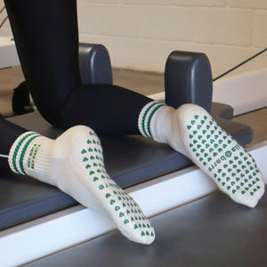 Calcetines Deportivos Heart Grip, Antideslizantes, de Algodón Elástico, Transpirables, Cómodos, para Yoga, Pilates, Fitness, Modernos, para Entrenamiento en Interiores - Product Image 3