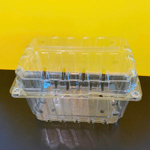 Contenedor de Plástico para Frutas y Verduras Más Vendido en 2026, Cajas de Embalaje con Tapa Plegable, Material PET, Tipo Concha - Product Image 2