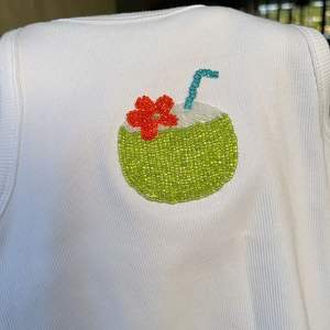 Top Chic Hecho a Mano con Cuentas Decorativas y Patrones de Bordado con Cuentas, Top para Mujer con Estilo de Arte Contemporáneo - Product Image 6