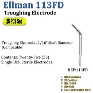 Electrodo de Electrodoforesis en Tubería Ellman 113FD - Veinticinco (25) Unidades Desechables de un Solo Uso con Certificación CE - Product Image 3