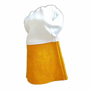 Guantes de Trabajo de Doble Seguridad para Soldadura, Diseño Personalizado, Cuero Vacuno, Industriales, para Construcción - Product Image 3