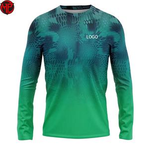 Chemise de pêche personnalisée, nouvelle collection, sublimation, UPF 50+, respirante, séchage rapide, manches longues. - Product Image 4