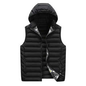 Gilet matelassé personnalisé avec logo, qualité supérieure, sans manches, chaud et confortable, idéal pour les activités sportives et les voyages hivernaux - Product Image 3