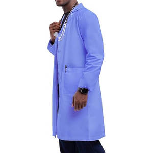 Blouse de laboratoire unisexe EVERGLIDE, design confortable, manches longues, blouses d'hôpital de haute qualité, séchage rapide, respirantes, techniques d'impression - Product Image 3