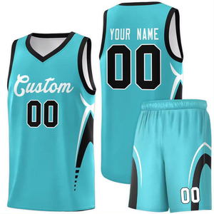Customizable Youth Reversible Basketball Uniform Set Plus Size Design Your Own Sublimation Basketball Jersey - Product Image 1