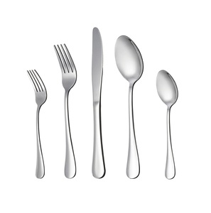 Hot Selling Black Stainless Steel Cutlery Set Modern Mirror Polished Flatware Set Silverware for Home Kitchen Restaurant Hotel - Product Image 3