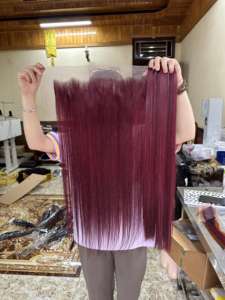 2024 Tendance Chaude Brut Long Aligné Vierge Bundles De Cheveux Humains Os Noir Droit Vietnamien Double Dessiné pour Les Têtes D'entraînement - Product Image 3