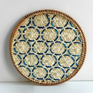 Mantel individual de bambú y ratán con diseño floral, tejido natural, al por mayor, al precio más bajo. - Product Image 1