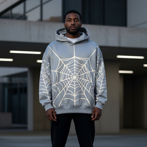 Sudadera con Estampado de Telaraña Bordada de Alta Calidad 2026, Estilo Urbano, Oversize, Invierno, para Hombre y Mujer, Y2K, Hip Hop, Felpa, en Oferta - Product Image 2