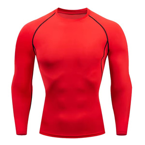 Chemise de compression à manches longues pour homme, respirante et anti-transpiration, haut de sport - Product Image 3