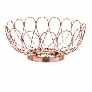 Panier à fruits en fil métallique à trois niveaux, style vintage, pour comptoir de cuisine, présentoir de vaisselle, taille et forme personnalisables, vente chaude - Product Image 6