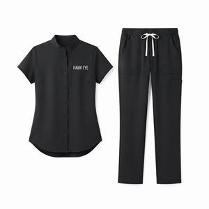 Women Nursing <b>Scrub</b> Set Two Piece Medical Uniform Healthcare Workwear Hospital <b>Nurse</b> <b>Scrubs</b> Top and Pants - Product Image 1