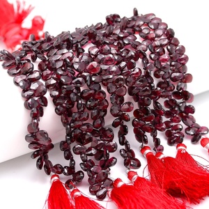 Natural Rhodolite <b>Garnet</b> Faceted Pear Shape Gemstone Beads Strand Loose <b>Garnet</b> Briolette For Jewelry Making Wholesale Price Bulk - Product Image 5