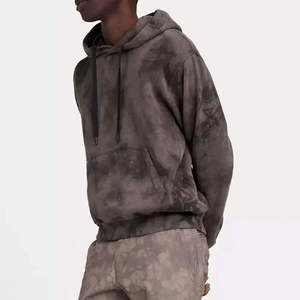 Sweat-shirt à capuche tie-dye pour homme, coupe ample, en coton French Terry, décontracté, pour l'automne, avec poche - Product Image 1