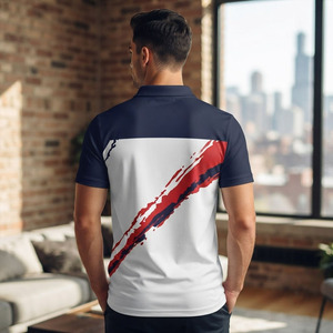 Custom Sublimated Raglan Sleeve Polo Shirt Men Quick Dry Breathable Badminton <b>Table</b> <b>Tennis</b> Team Jersey Wholesale - Product Image 4