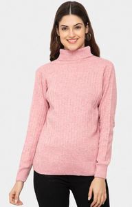 Pull col roulé en maille épaisse de qualité supérieure, confortable et élégant, idéal pour l'hiver, prix bas, directement de l'exportateur. - Product Image 5
