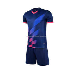 Ropa de fútbol de secado rápido para hombres y mujeres, conjunto de uniforme de fútbol transpirable con estampado de números personalizados para entrenar fútbol - Product Image 4