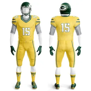 Custom Logo American Football Uniform Set Sublimation Jersey <b>Pants</b> Breathable Quick Dry Team Practice Sports Apparel - Product Image 6
