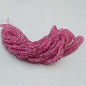 ลูกปัดพลอยโทแพซสีชมพูธรรมชาติขนาด 6 มม. 7 มม. ทรงเหลี่ยมแบบเฮชิ สำหรับทำเครื่องประดับ ของขวัญคริสต์มาสแบบสั่งทำพิเศษ - Product Image 5