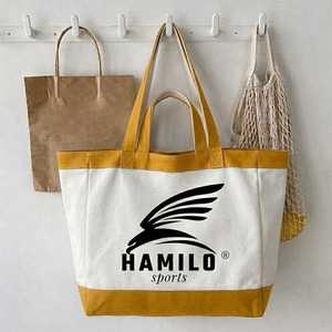 Sac fourre-tout en toile personnalisé le plus vendu – Logo numérique/soie/thermocollant/broderie – Cadeau d'entreprise promotionnel – Sac fourre-tout de taille personnalisable - Product Image 4