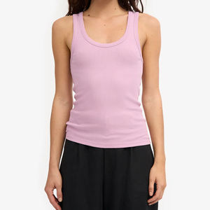 Camisetas de Tirantes Deportivas Casuales de Verano para Mujer, Tallas Grandes, de Algodón y Elastano, de Secado Rápido, con Encaje, Ropa Deportiva Personalizada al por Mayor - Product Image 5