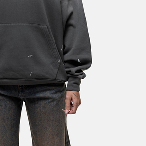 Sudadera con Capucha Extra Grande para Mujer, Color Sólido, Felpa de Algodón, con Bolsillos, Estilo Casual de Otoño - Product Image 5