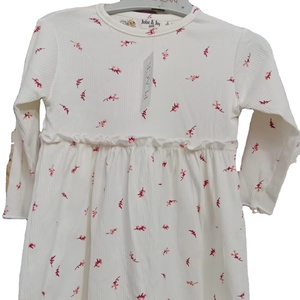 Robes à fleurs d'été pour filles pour petits et moyens enfants ODM Supply Daily Wear Floral Print Cartoon Pattern Dress for Children - Product Image 2