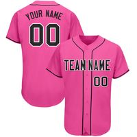 Maillot de baseball sportif pour adulte, respirant, séchage rapide, haute qualité, avec fermeture à boutons, tendance printemps