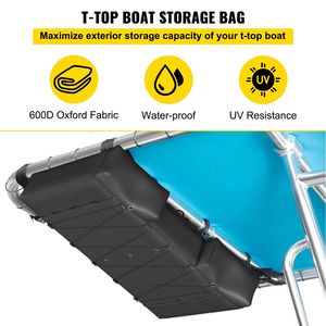 Borsa portaoggetti T-Top per 6 giubbotti di salvataggio di tipo II e contenitore per rifiuti da barca in tessuto Oxford 600D, la più compatibile con T-Top - Product Image 2