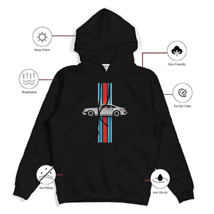 เสื้อฮู้ดดี้พรีเมียมทรงปกติ รับผลิตเสื้อฮู้ดดี้แบรนด์ส่วนตัว ผู้ผลิตและผู้จัดจำหน่ายขายส่ง - Product Image 5