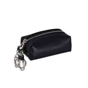 Superb Sales Attractive Quality <b>Metal</b> Clasp Bag Portable Mini <b>Wallet</b> Keychain Pendant Small PU Leather Zipper Luxury Coin Purse - Product Image 6