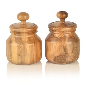 Natural Wooden Container Low Cost Handmade <b>Storage</b> Box for <b>Kitchen</b> Dining Table and Food <b>Storage</b> At Affordable Price From India - Product Image 1