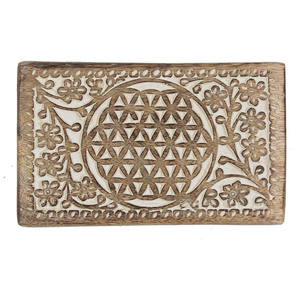 Caja de Madera Natural de Lujo con Tapa, Caja de Almacenamiento y Embalaje Multiusos Hecha a Mano para Decoración del Hogar y la Oficina - Product Image 4