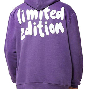 Sweats à capuche streetwear en promotion avec impression en relief, fabriqués en tissu doux de haute qualité - Product Image 4