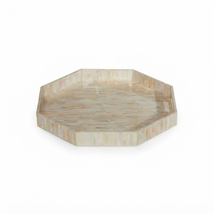 Plateau de service rectangulaire de luxe fait main en nacre incrustée, sur mesure, vente en gros, pour table basse ottoman et hôtels haut de gamme - Product Image 3