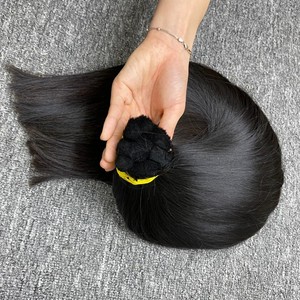 Extensiones de cabello humano liso natural a granel de cabello virgen vietnamita crudo sin procesar se pueden blanquear 613 Comprar extensiones vírgenes - Product Image 1