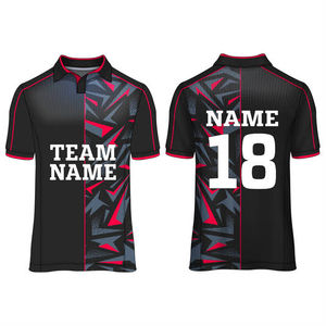 Camiseta de Críquet Personalizada con Nombre y Número, Uniforme Unisex para Todos los Equipos de Críquet, Hecha de Poliéster, Precio Económico, Precio al por Mayor, OEM - Product Image 6