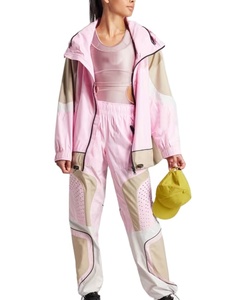 Ensemble de survêtement coupe-vent pour femme grande taille, hiver, couleur unie, respirant, doublure polaire, vêtements de sport d'extérieur - Product Image 1