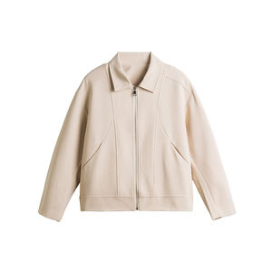 Chaqueta de Hombre con Textura de Sarga, de Alta Calidad, Personalizada, a la Moda, Casual, con Logotipo Bordado, Diseño de Manga Larga con Corte Moderno - Product Image 1