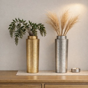 Moderno Florero de Hierro Transparente con Efecto Agrietado, Centro de Mesa Redondo, Decoración Premium para Bodas, Elegante Adorno para Interiores de Restaurantes - Product Image 6