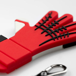Professional Gloves <b>Custom</b> Soft Rubber/Silicone/PVC <b>Keychain</b> 2D/3D Logo Lightweight Adjustable Goalkeeper Gloves <b>Keychain</b> - Product Image 4