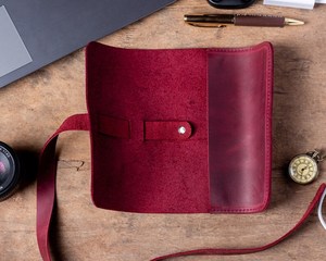 All In One Leather <b>Cable</b> Organizer Versatile Cord Management Travel Tech Pouch Electronic Wire Holder Factory LCO-0077 - Product Image 3