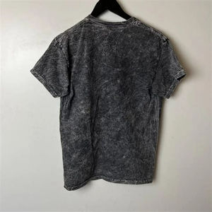 <b>Men's</b> <b>Tie</b>-Dye Short Sleeve T-Shirt O-Neck Regular Fit Casual Style Jersey Fabric 100% Cotton <b>Black</b> Gray Pattern - Product Image 4