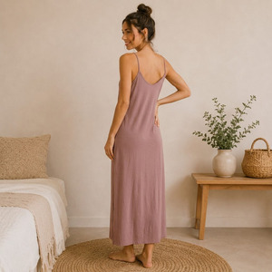 Ensemble de pyjama pour femmes de qualité supérieure, en polyester et rayonne, anti-boulochage, respirant, doux, écologique - Product Image 2