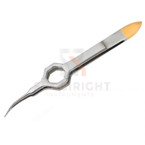 Juego de Instrumentos de Pinzas Curvas Foerster para Extracción de Cabello FUE, Manual, de Acero Inoxidable Dorado, Punta Fina, Agarre Fuerte, No Afilado - Product Image 6