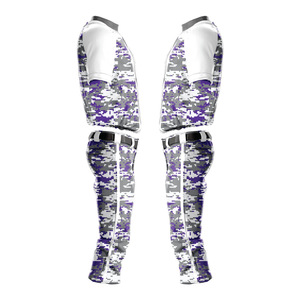 Digicam Men's <b>Baseball</b> Uniform Set Sublimated Camouflage Jersey Pants Moisture Wicking Anti-Bacterial Front Short Sleeve Regular - Product Image 4