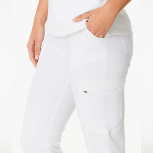 Trajes Médicos para Hombre de Manga Corta con Cuello en V, Multibolsillos, Elásticos, de Poliéster/Spandex, Tallas Grandes, Venta al Por Mayor a Precio de Fábrica - Product Image 6