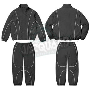 Nuevo Conjunto Corto de Verano de Nylon Cortavientos con Cremallera, Chaqueta Cortavientos y Chándal de Poliéster Estilo Urbano - Product Image 4