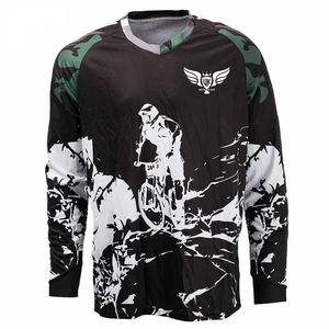 Maillot de VTT personnalisé pour hommes, manches longues, respirant, pour le cyclisme en montagne, DH, Enduro, course tout-terrain - Product Image 2